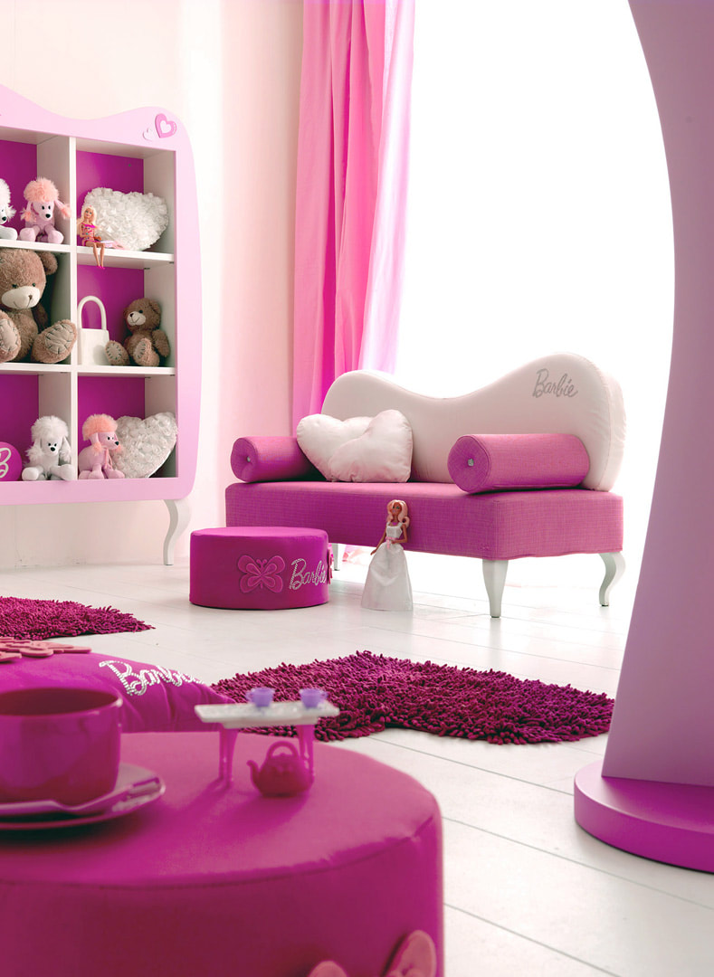 Manuela Mazzanti  Barbie room designer: Furniture, textiles, room accessories Barbie Mattel - Doimocityline